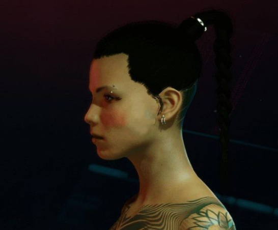 赛博朋克2077短发日本极道女孩预设MOD