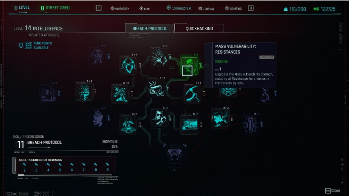 赛博朋克2077蓝白风格UI界面补丁