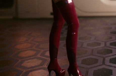 赛博朋克2077伊芙琳的红色高跟鞋MOD