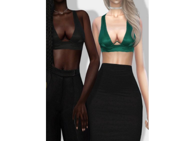 模拟人生4丝质女性上衣MOD