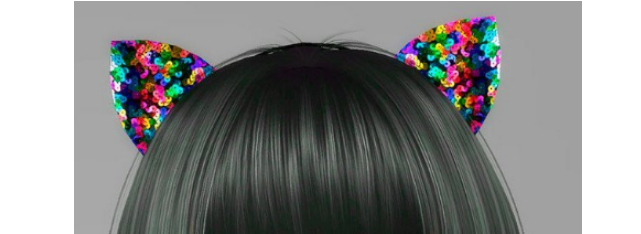 模拟人生4可爱彩色猫耳朵头带MOD