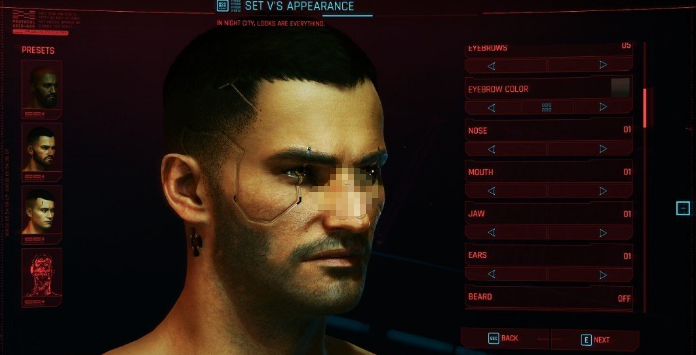 赛博朋克2077演示风格明亮肤色MOD