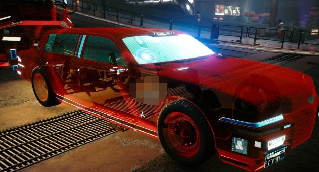 赛博朋克2077绚丽全息跑车MOD