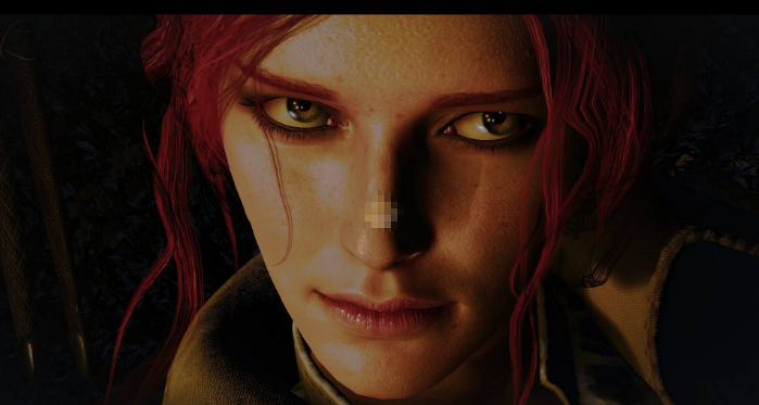 巫师3狂猎特莉丝4k脸部优化MOD