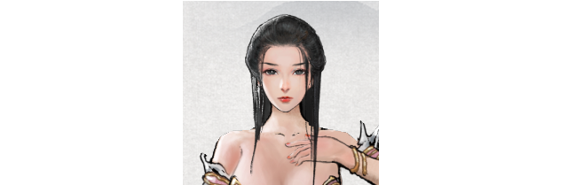 鬼谷八荒清凉白皙舞女服饰MOD