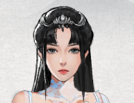 鬼谷八荒丰满蓝白轻纱内衣服饰MOD