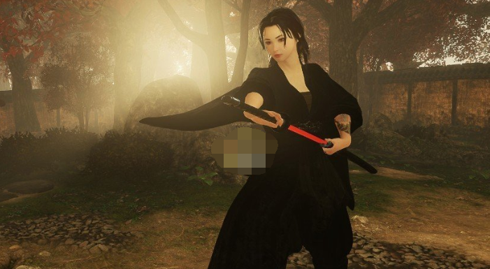 仁王2黑色流浪武士套装MOD