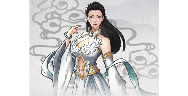 鬼谷八荒白色缥缈女仙服饰MOD