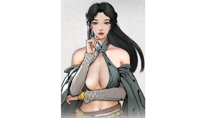 鬼谷八荒深V广袖服饰MOD