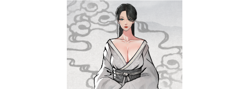鬼谷八荒灰色脱水袖服饰MOD