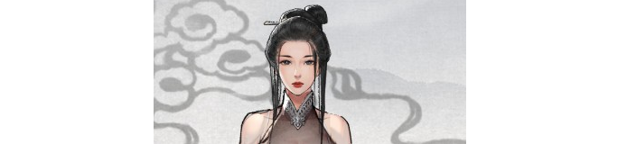 鬼谷八荒黑丝绸白色胸衣服饰MOD
