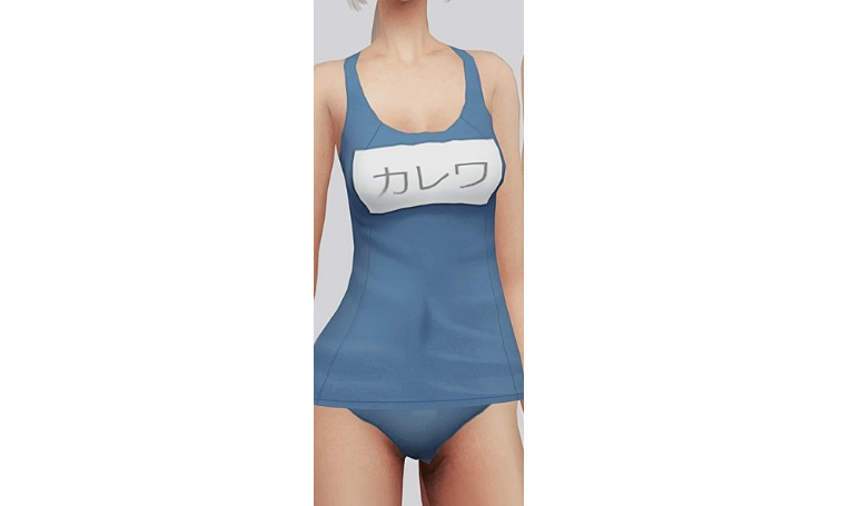 模拟人生4日式动漫泳装MOD
