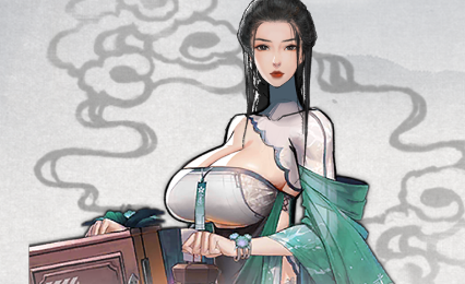 鬼谷八荒绿色古风轻纱服饰MOD