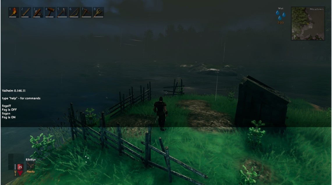 Valheim：英灵神殿雾云烟雨开关MOD