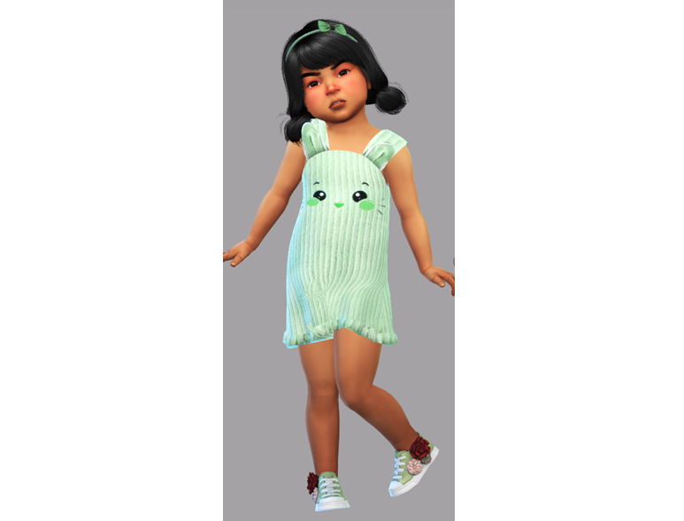 模拟人生4幼儿可爱吊带服装MOD