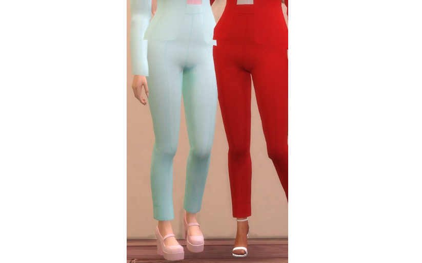 模拟人生4女性的商务长裤MOD