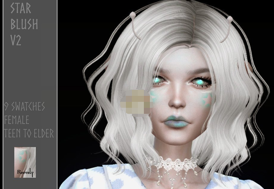 模拟人生4星空腮红MOD