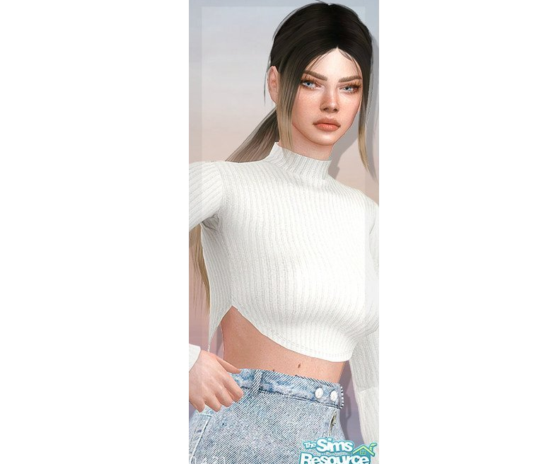 模拟人生4侧边双刘海马尾辫MOD