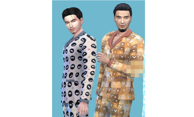 模拟人生4男款可爱睡衣MOD