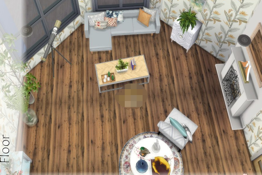 模拟人生4硬木地板MOD