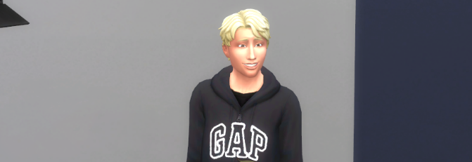 模拟人生4男士GAP连帽衫MOD