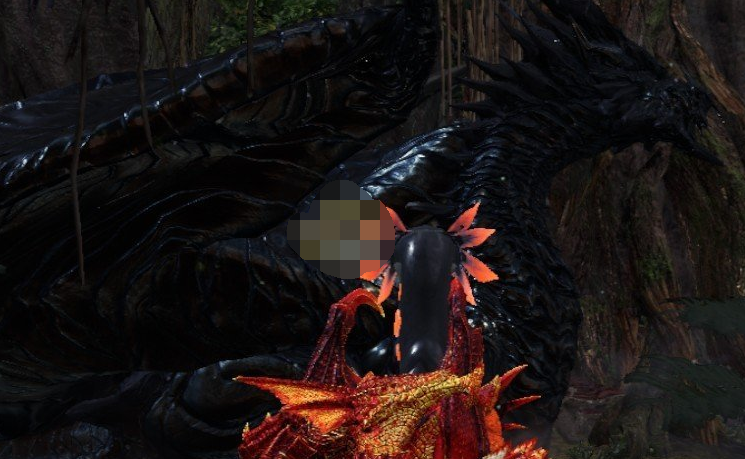 怪物猎人世界黑曜石钢龙MOD