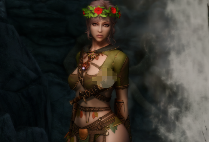 上古卷轴5天际重置版Naomi性感女性随从MOD