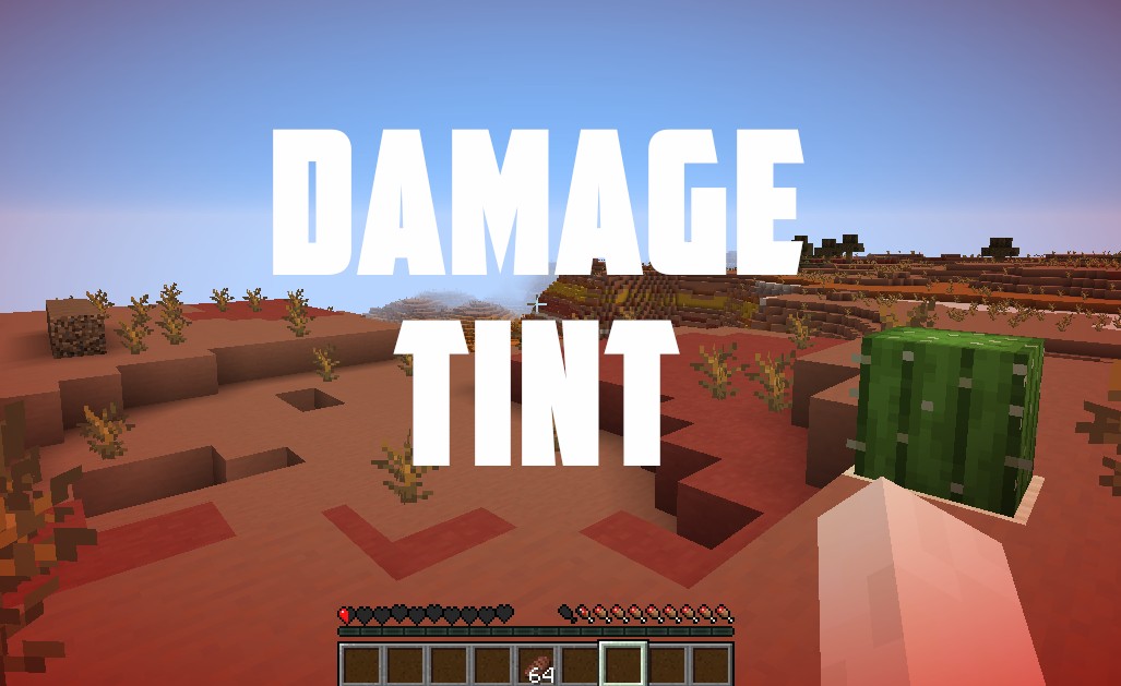 《我的世界》1.16.5受伤屏幕效果MOD