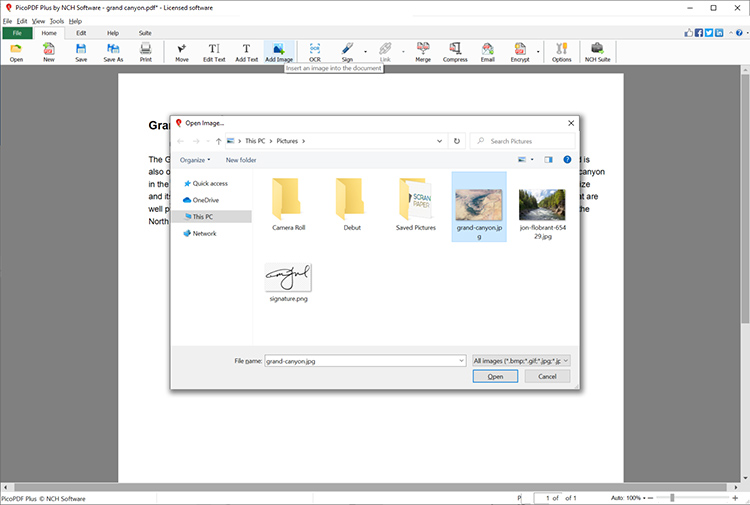 PicoPDF Free PDF Editing Software Pico PDF Editing