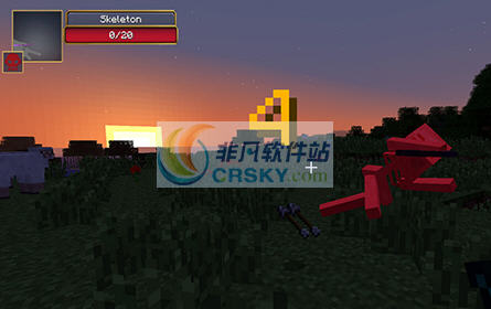 我的世界1.8伤害血量显示MOD v2.7