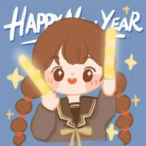 卡通可爱女生新年头像素材 v1.9