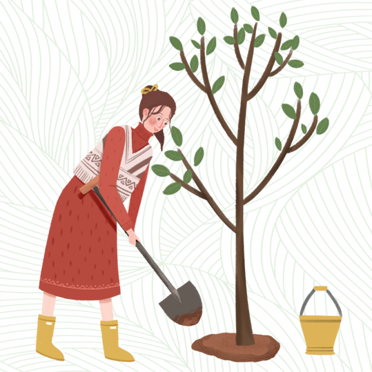 植树节主题班会课PPT模板素材 v1.7