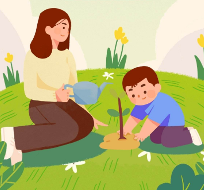 植树节简易手抄报图片素材 v1.7