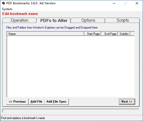 PDFBookmarks v3.6.6