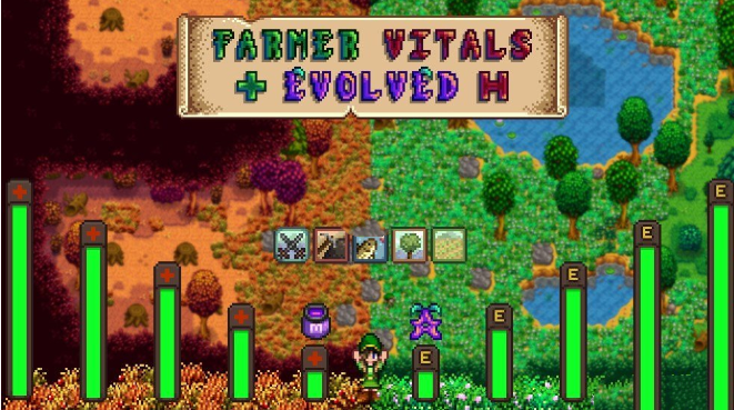 星露谷物语生命和体力升级MOD v1.5