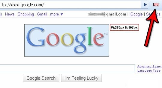 chrome measureit插件