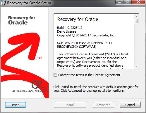 Recovery for Oracle Recovery for Oracle