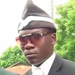 黑人抬棺专业团队表情包 高清图无水印版