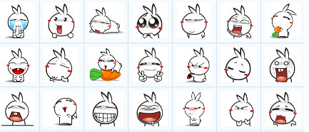 鱼妹兔qq表情包