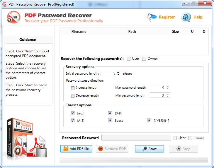 PDF Password Recovery Pro破解版