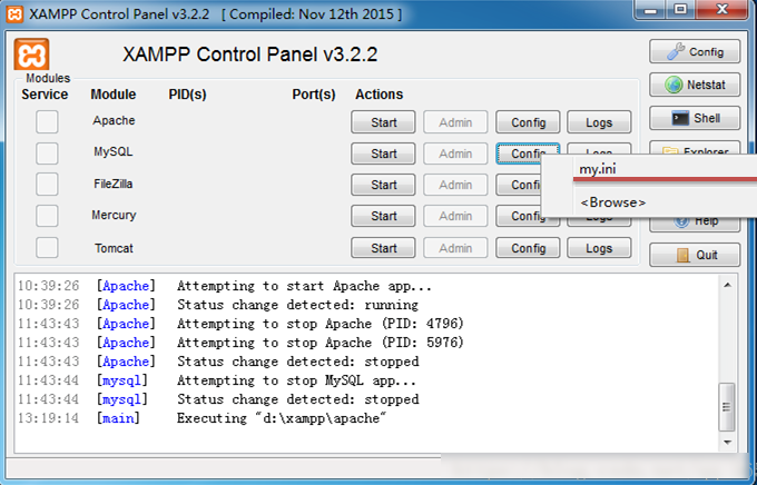 XAMPP安装应用于教程