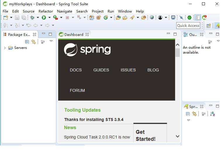 spring tools 4 for eclipse