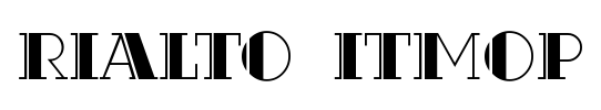 rialto字体
