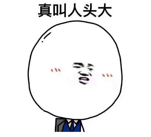 真叫人头大表情包
