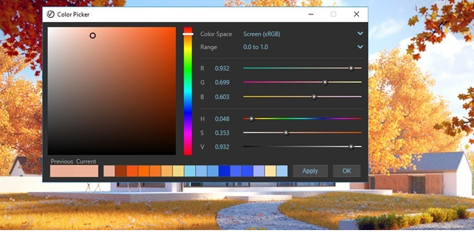 V-RAY颜色选择器