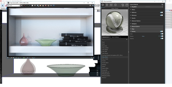 SketchUp视口中更好的材质表现效果