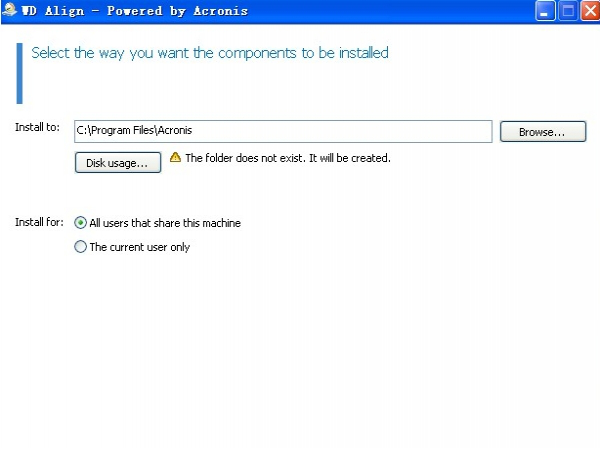 wd align utility中文版