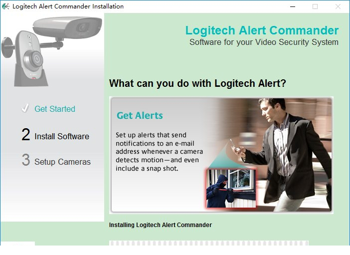 罗技摄像头监控经常用的软件(Logitech Alert Commander)下载