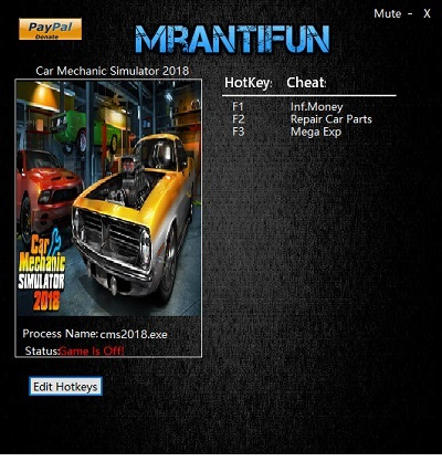 汽车修理工模拟2018修改器