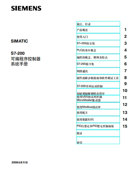 S7-200可编程控制器系统手册
